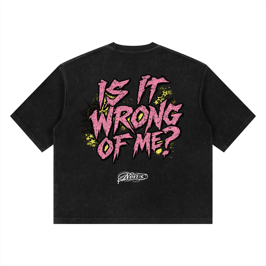 Novus x Noktra Unisex Mineral Wash Waffle Boxy T-Shirt