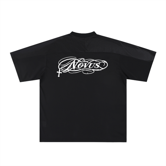 Novus Oversized Mesh V-Neck Jersey