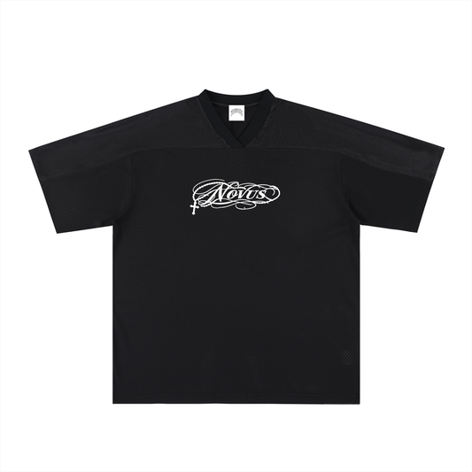 Novus Oversized Mesh V-Neck Jersey